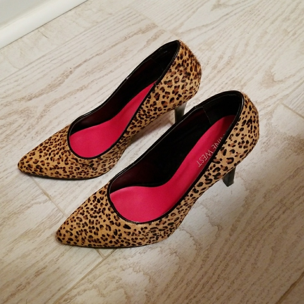 Nine West Leopard Heels